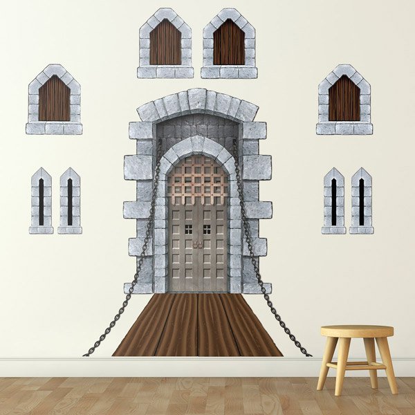 Stickers for Kids: Medieval castle