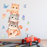 Stickers for Kids: Cats and Butterflies 4