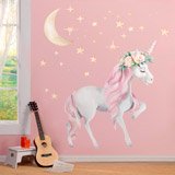 Wall Stickers: Unicorn with stars 4