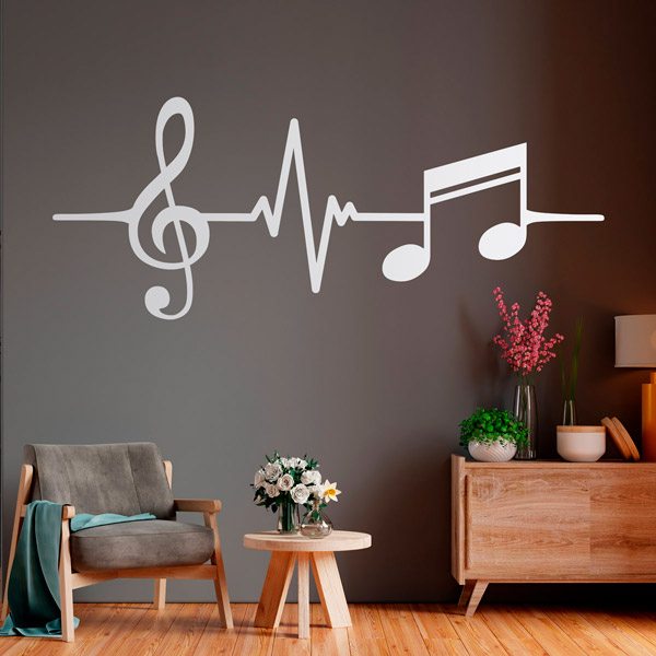 Wall Stickers: Musical Cardiogram II