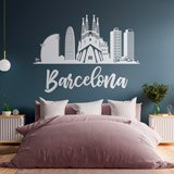 Wall Stickers: Barcelona Skyline 2