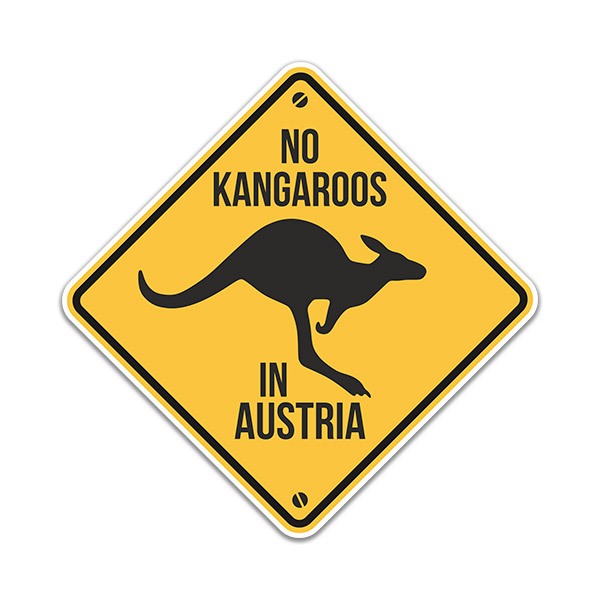 Wall Stickers: There are no kangaroos in Austria.