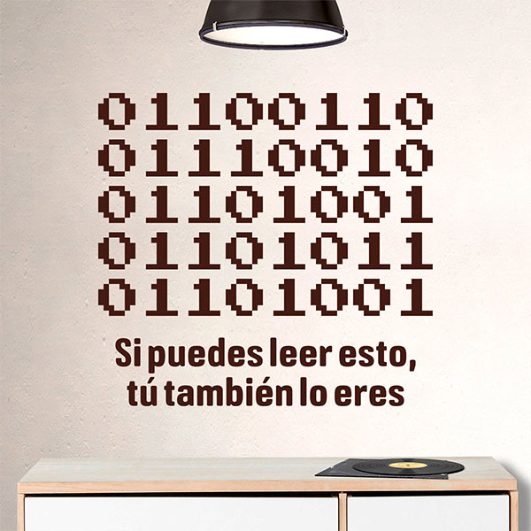 Wall Stickers: Geek, if you can read this