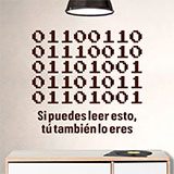 Wall Stickers: Geek, if you can read this 2