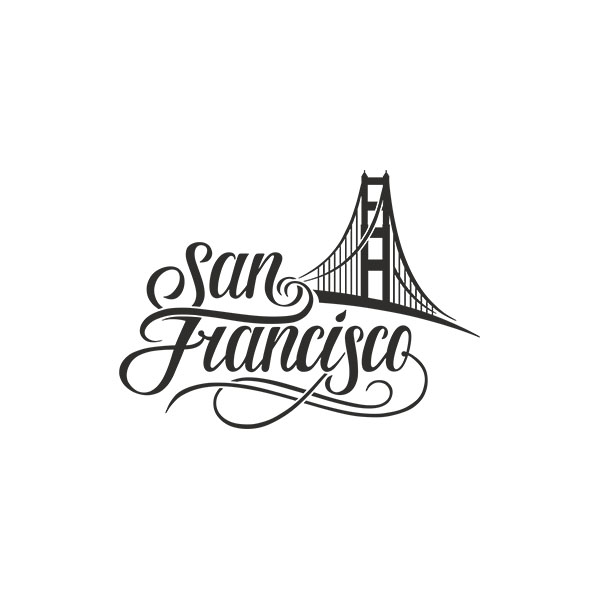 Wall Stickers: San francisco Golden Gate