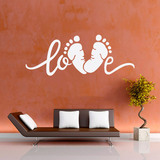 Stickers for Kids: Love baby feet 2