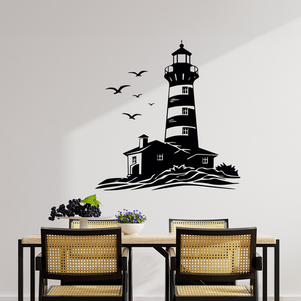 Wall Stickers: Maritime Lighthouse