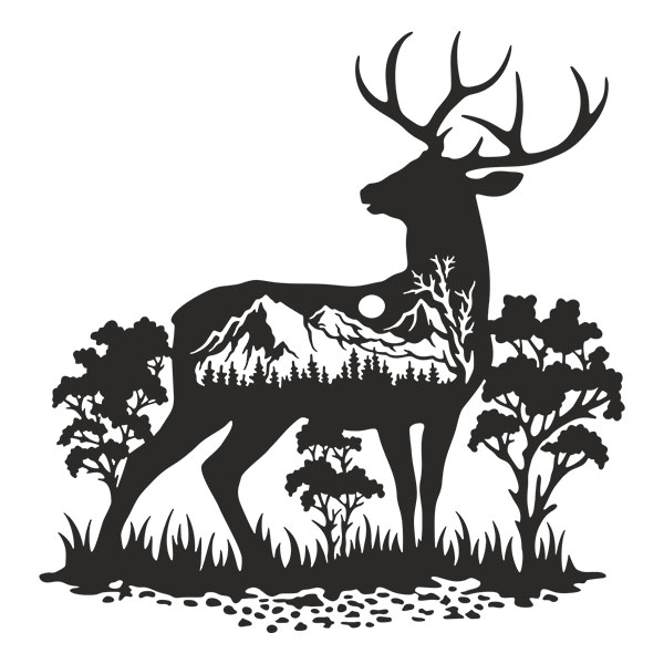 Wall Stickers: Meadow deer