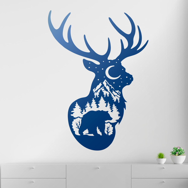 Wall Stickers: Deer Silhouette