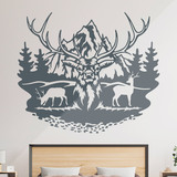 Wall Stickers: Deer Front 2