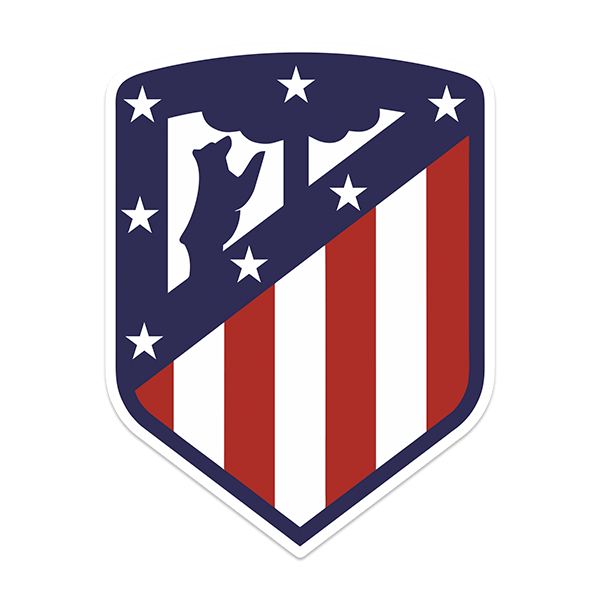 Car & Motorbike Stickers: New Atletico de Madrid shield