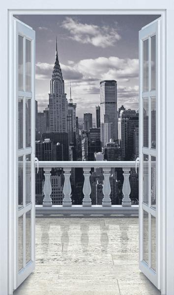 Wall Stickers: Balcony New York