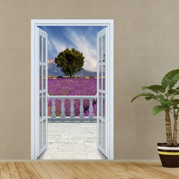 3D Balcony Wall Stickers