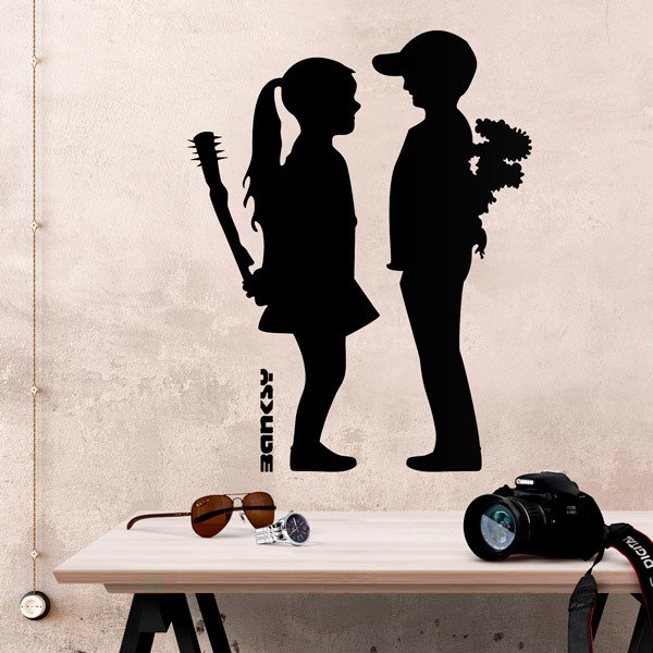 Wall Stickers: Banksy, Different Intentions