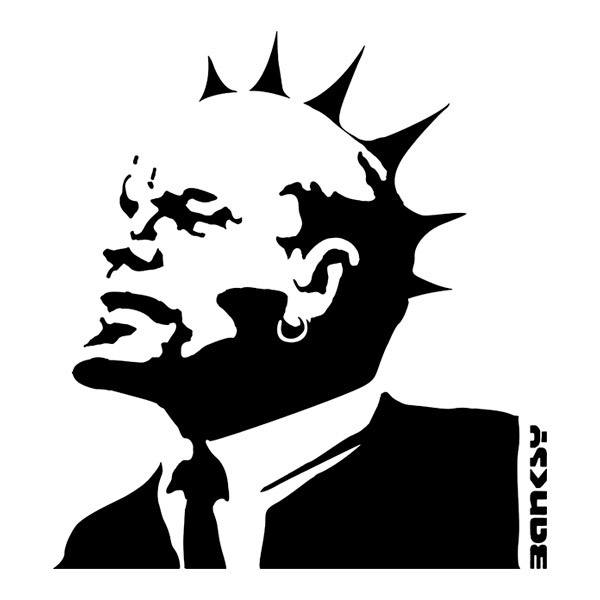 Wall Stickers: Banksy, Lenin Punk