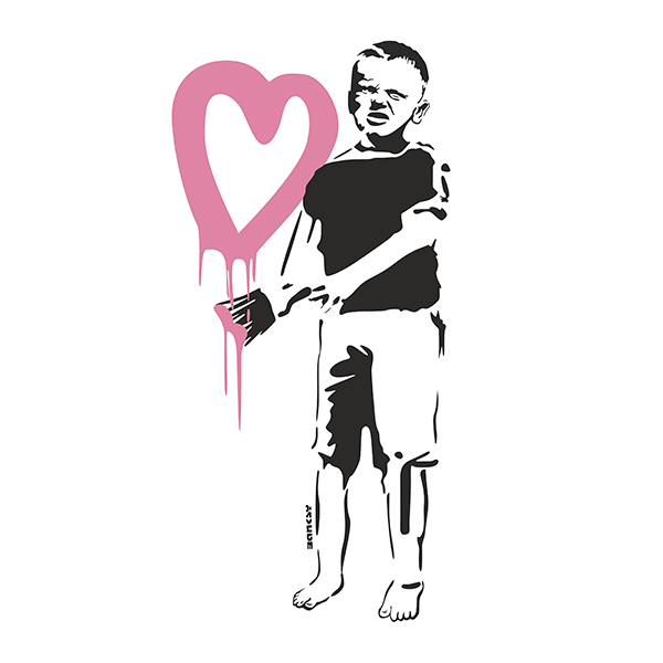 Wall Stickers: Banksy, Love Sucks