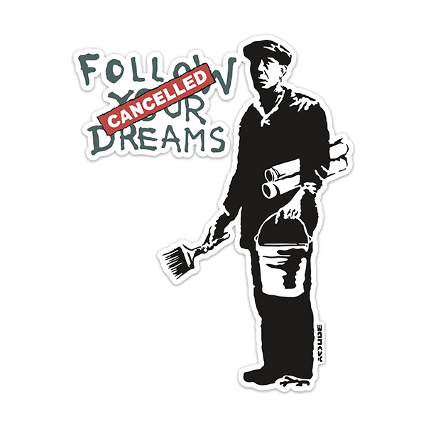 Wall Stickers: Banksy, Cancelled Dreams