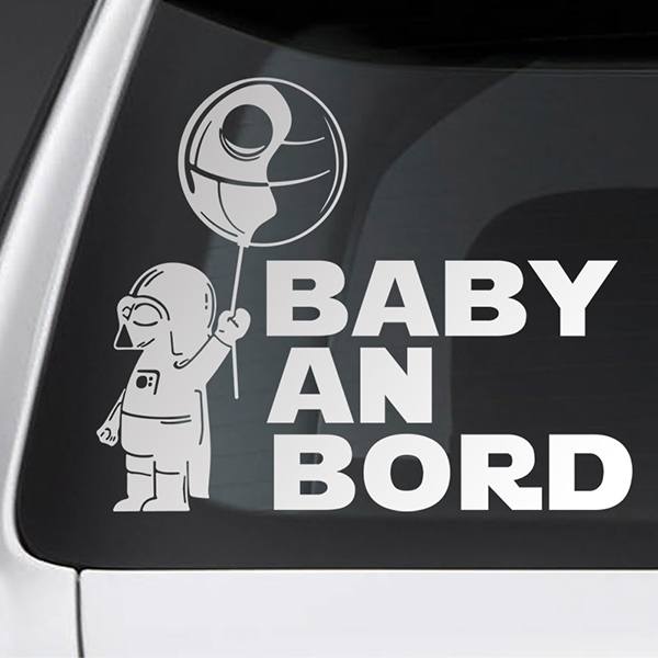 Star wars baby store on board decal