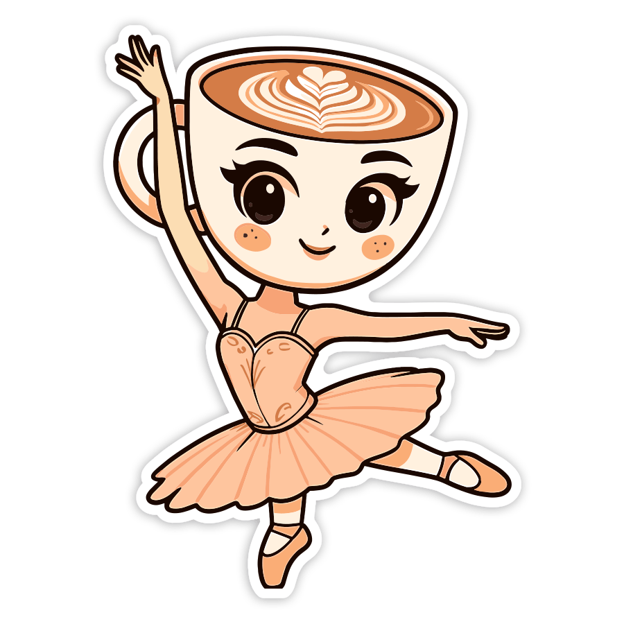 Car & Motorbike Stickers: Ballerina Capuccina