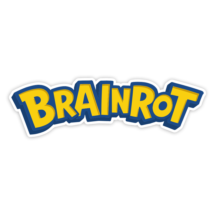 Car & Motorbike Stickers: Brainrot Pokemon