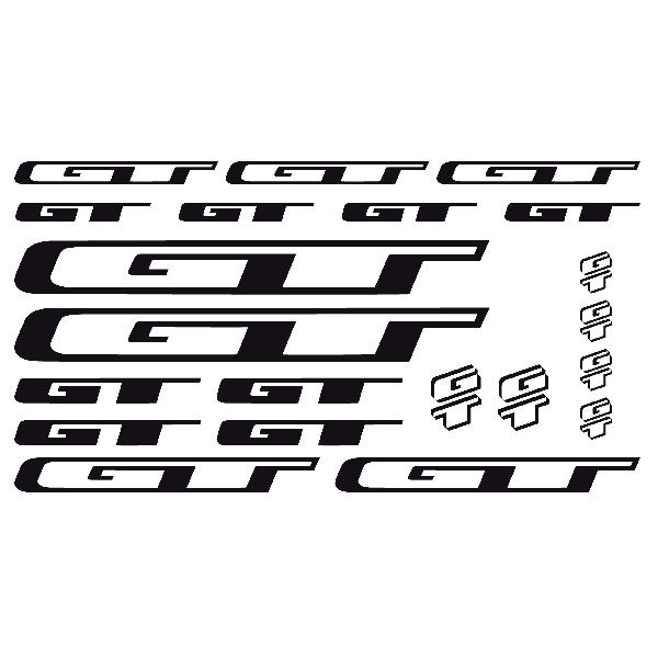 Car & Motorbike Stickers: Kit Bike MTB GT