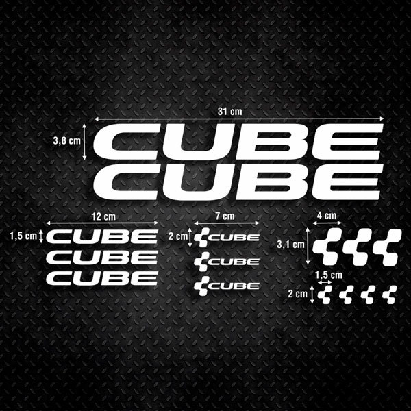 Car & Motorbike Stickers: Kit Bike MTB Cube