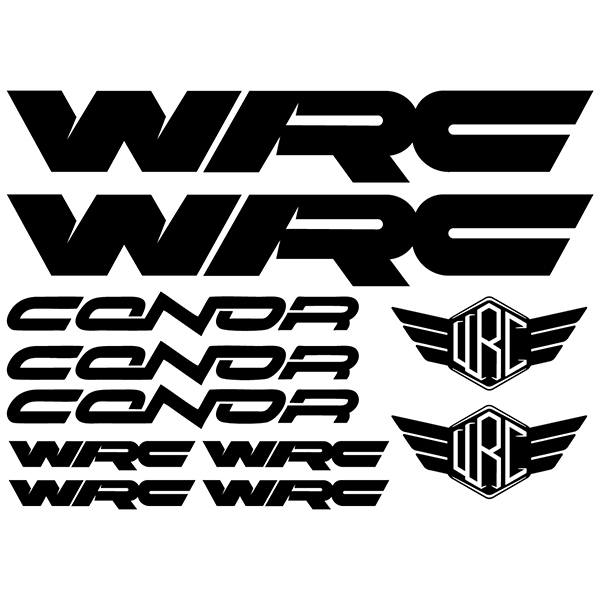 Car & Motorbike Stickers: Kit Bike MTB WRC Conor