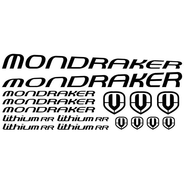 Car & Motorbike Stickers: Set 16X Bike MTB Mondraker Carbon