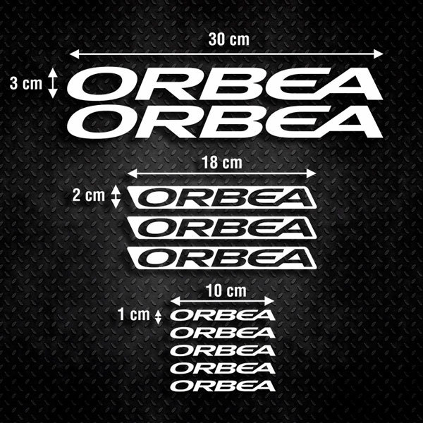 Car & Motorbike Stickers: Set 10X Bike Orbea 2018