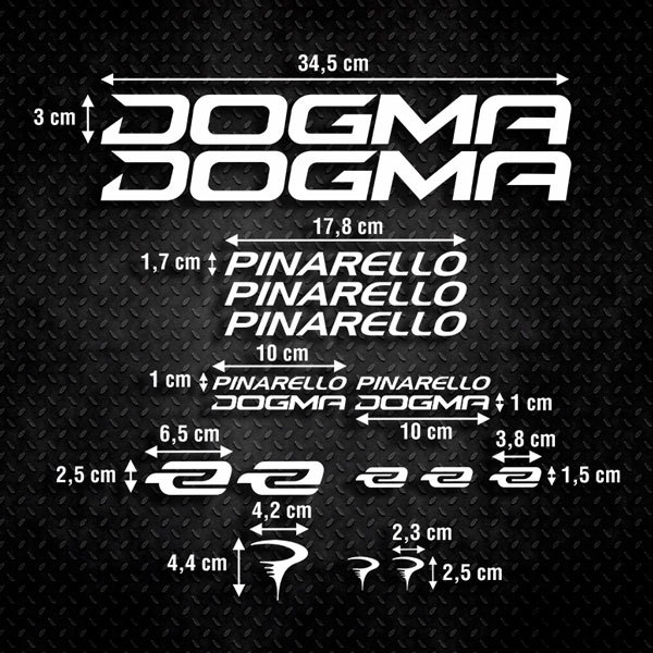 Car & Motorbike Stickers: Kit Bike Pinarello Dogma