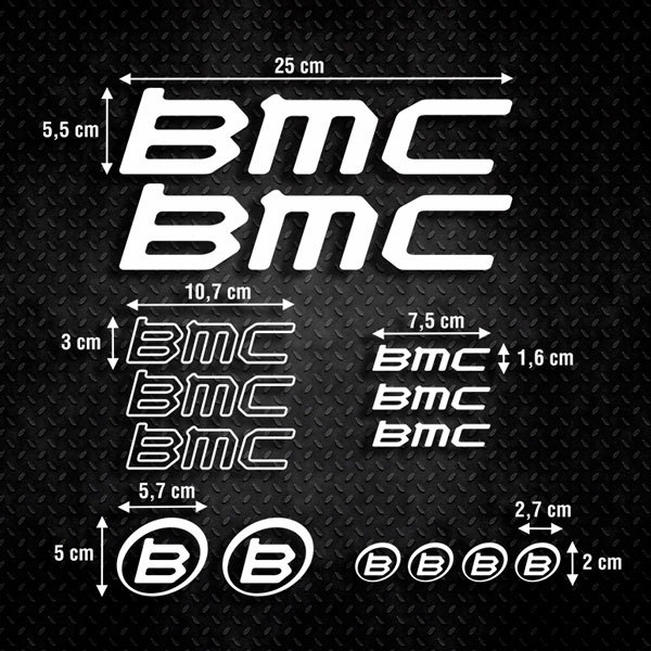 Car & Motorbike Stickers: Kit Bike BMC