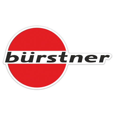 Camper van decals: Bürstner logo