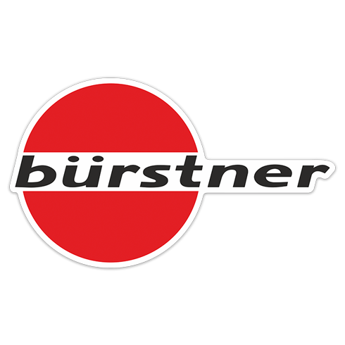 Car & Motorbike Stickers: Bürstner logo