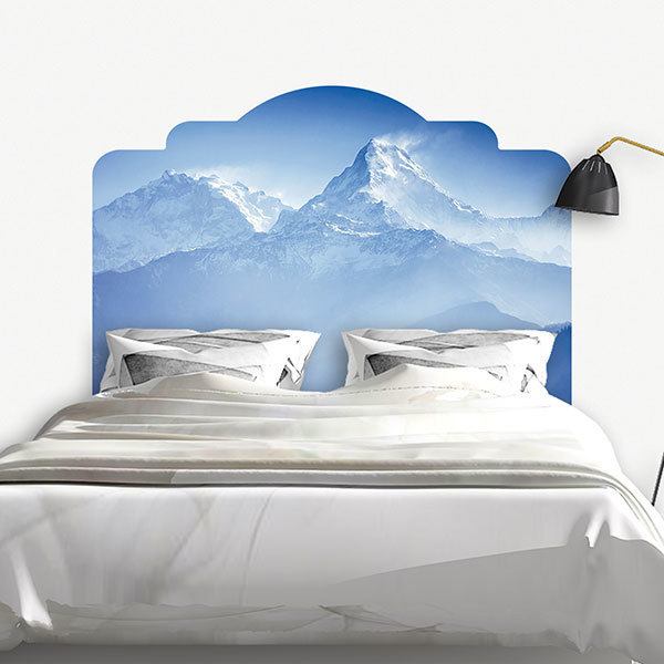 Wall Stickers: Bed Headboard Himalayan