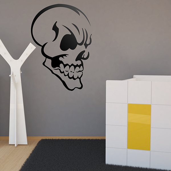 Wall Stickers: Malevolent skull