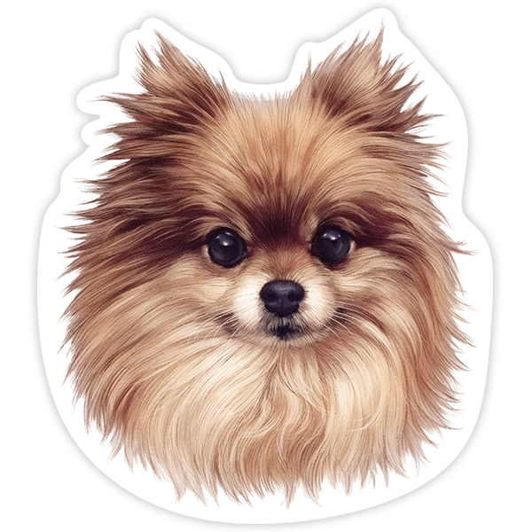 Car & Motorbike Stickers: German Spitz