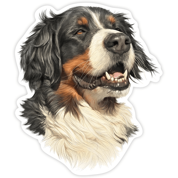 Car & Motorbike Stickers: Bernese Mountain Dog