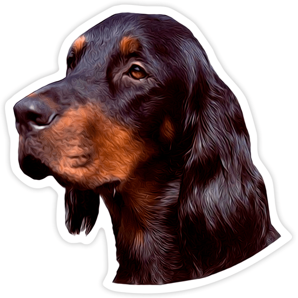 Car & Motorbike Stickers: Gordon Setter