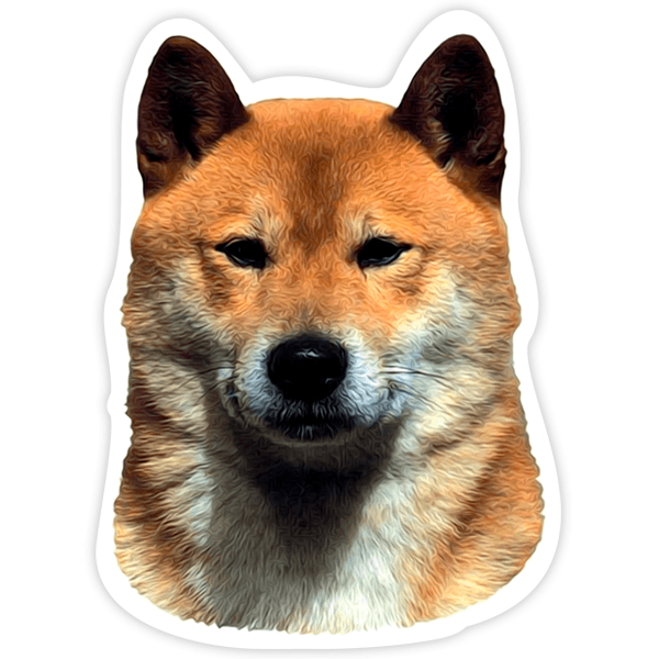 Car & Motorbike Stickers: Shiba Inu