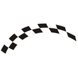 Car & Motorbike Stickers: Racing Flags 13