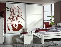 Wall Stickers: Marilyn laugh 3