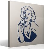 Wall Stickers: Marilyn laugh 6