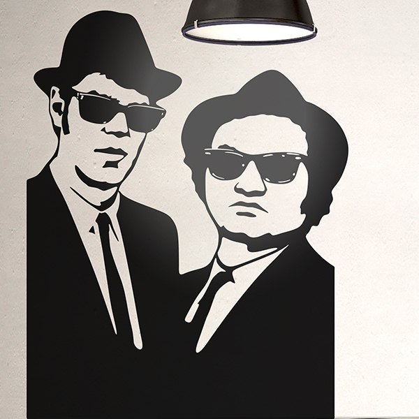 Wall Stickers: Blues Brothers, waifs to any pace