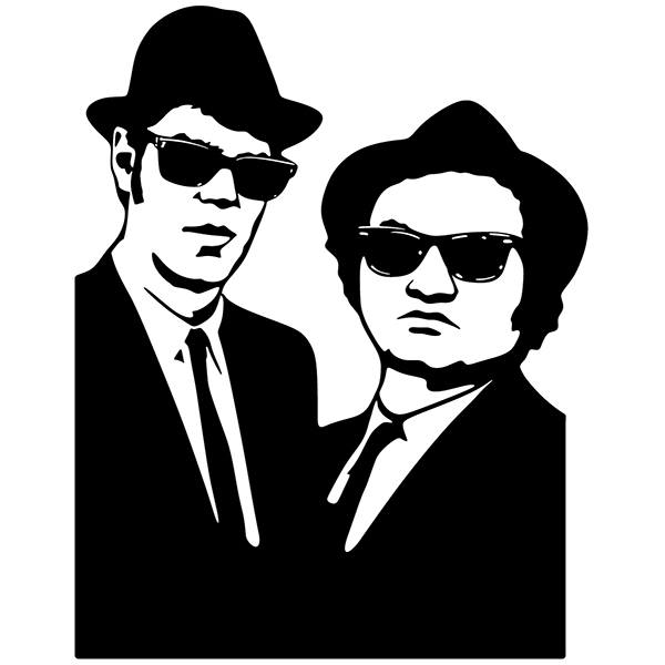 Wall Stickers: Blues Brothers, waifs to any pace