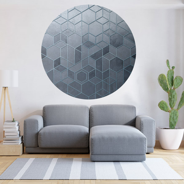Wall Stickers: 3D Cubes