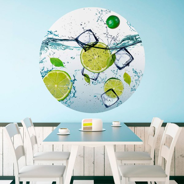 Wall Stickers: Limes with Ice