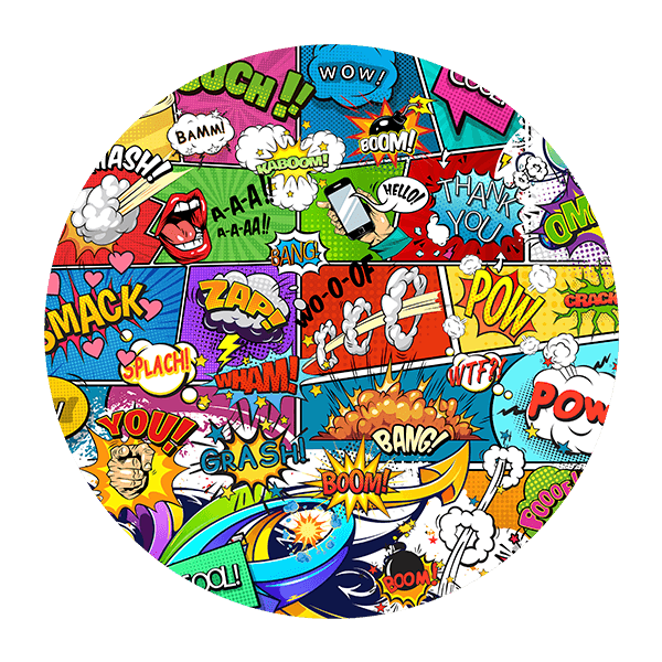 Wall Stickers: Onomatopoeias Comic