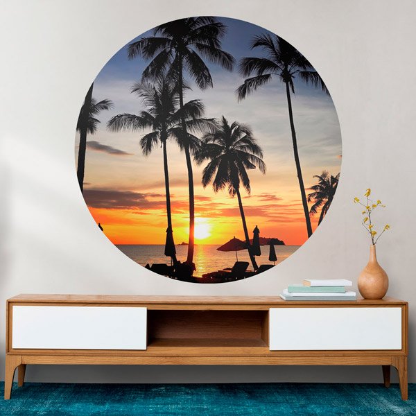 Wall Stickers: Twilight on the Beach