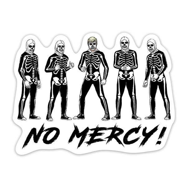 Car & Motorbike Stickers: Cobra Kai Skeletons, No Mercy!