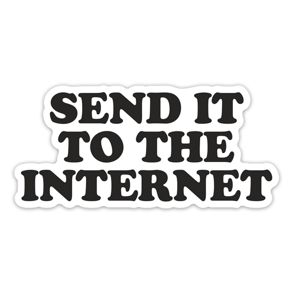 Car & Motorbike Stickers: Cobra Kai Send it to the Internet